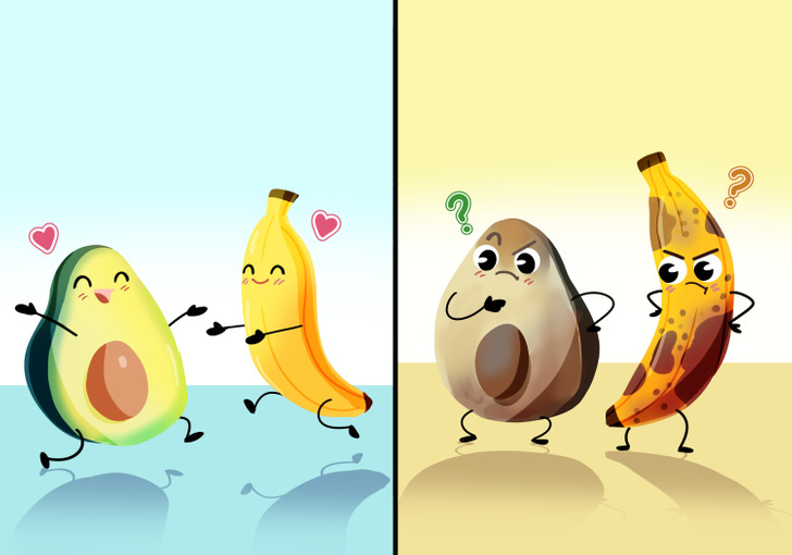موز و آووکادو