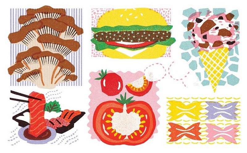 رنگ زرد و نارنجی،  اشتهای ما را بیشتر می کند