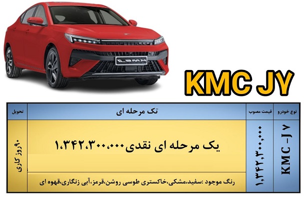 فروش ویژه KMC J7 کرمان موتور آغاز شد + قیمت