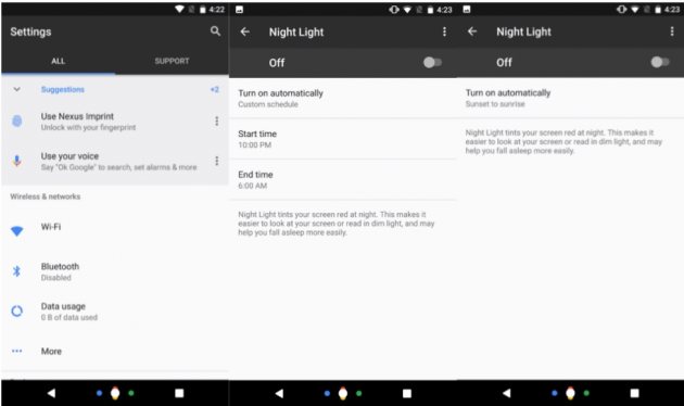 ویژگی های نکسوس گوگل