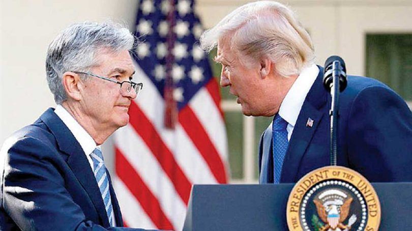 ترامپ و پاول رییس فدرال رزرو