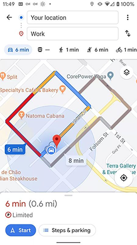 استفاده آفلاین از گوگل مپ