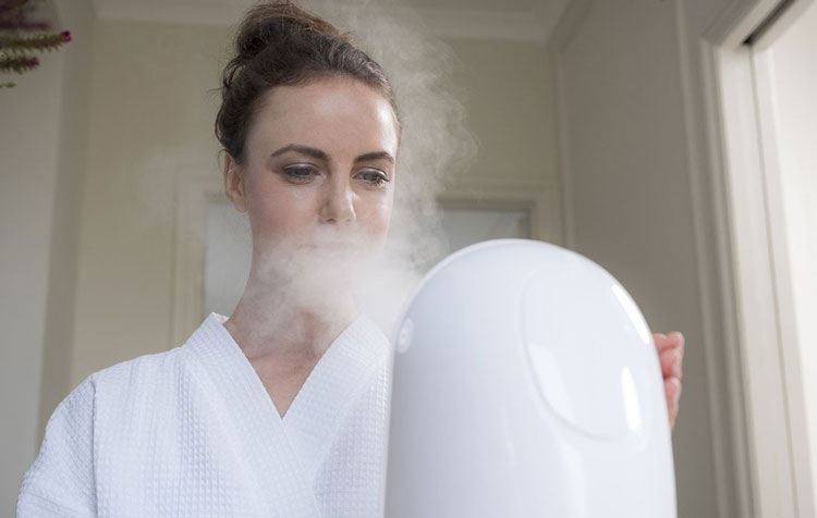 درمان چاقی صورت با بخور