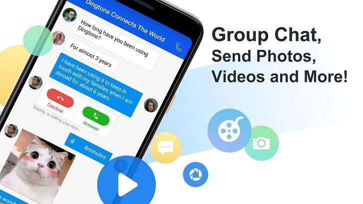  Free phone calls, free texting SMS on free number