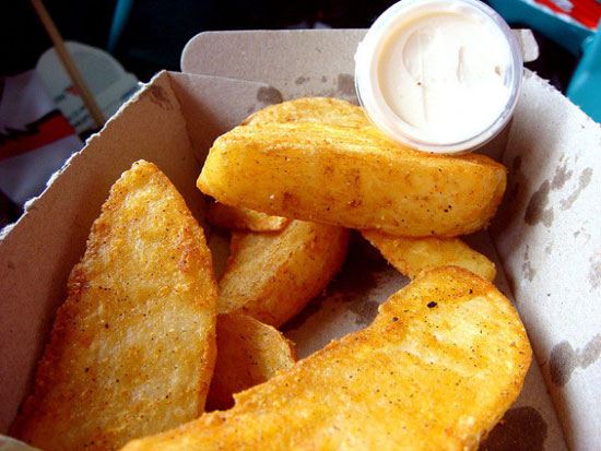 بزرگ‌ترین سایز سیب‌زمینی سرخ کرده