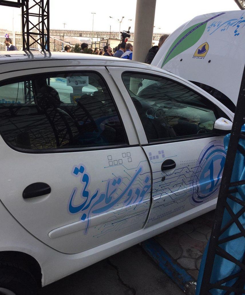 اولین خودروی تمام برقی ایرانی