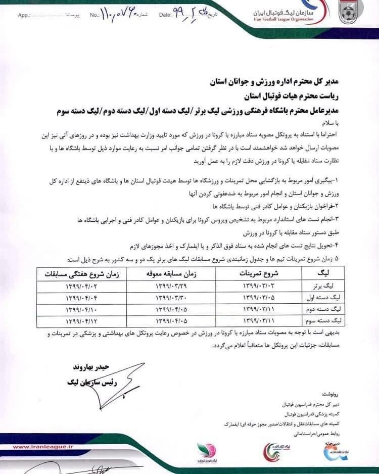 29 خرداد آغاز رسمی فوتبال در ایران