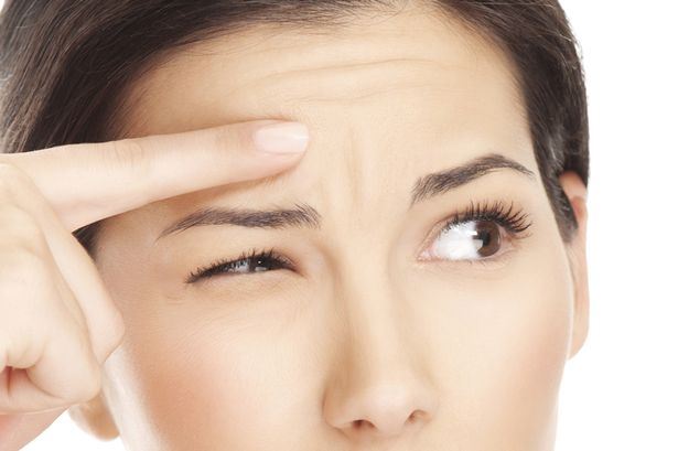 چین و چروک پیشانی