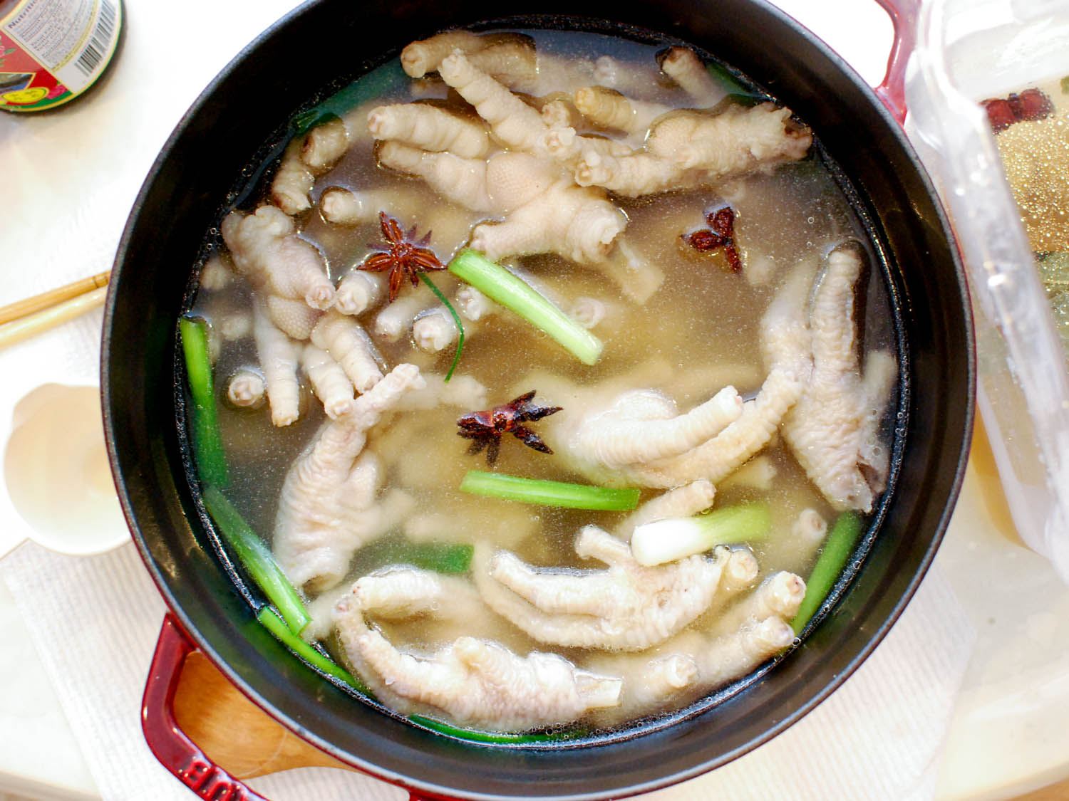 سوپ پای مرغ