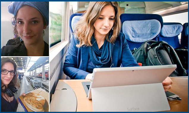 دختری که در قطار زندگی میکند