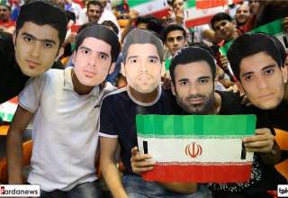 مسابقه والیبال ایران و آمریکا و پیروزی ایران