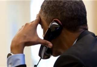 تصاویر / اوباما هنگام دریافت خبر توافق هسته ای