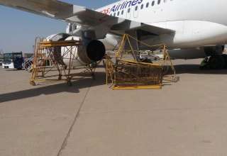 تصاویر / برخورد دو هواپیما در فرودگاه مهرآباد