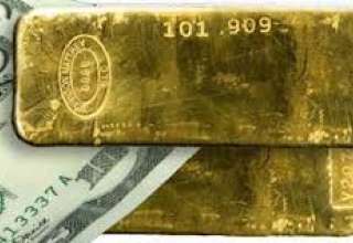 افت 20 دلاری قیمت جهانی طلا تحت تاثیر افزایش ارزش دلار آمریکا