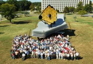 بزرگترین تلسکوپ فضایی دنیا با پوششی طلایی