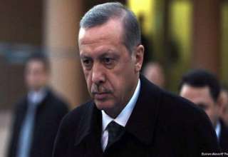 قهر اردوغان در مراسم تشییع جنازه کلی