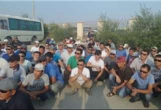 تظاهرات گسترده کارگران صنعت نفت در «ژانواوزن» قزاقستان