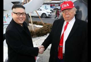  اخراج ترامپ و رهبر کره شمالی از المپیک زمستانی 2018 کره جنوبی+تصاویر