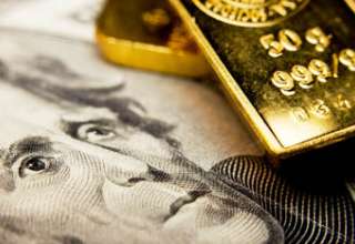 قیمت طلا تحت تاثیر افزایش ارزش دلار آمریکا به 1288 دلار رسید
