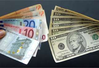 ارزش یورو در برابر دلار به پایین‌ترین میزان در ۶ ماه و نیم گذشته رسید 