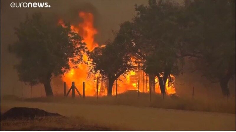 ایالات متحده امریکا آتش‌سوزی مندوسینو؛ بزرگترین آتش‌سوزی تاریخ کالیفرنیا