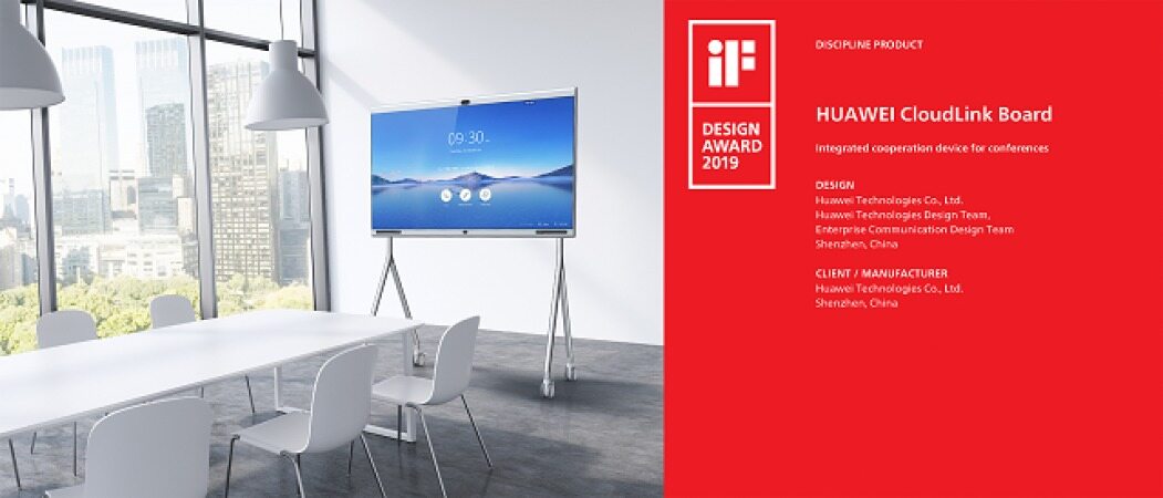 Huawei CloudLink Board برنده دو جایزه مراسم iF DESIGN AWARDS 2019 شد
