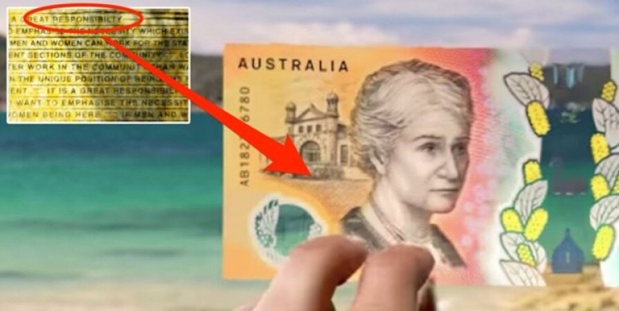 غلط املایی در اسکناس‌های جدید ۵۰ دلاری استرالیا