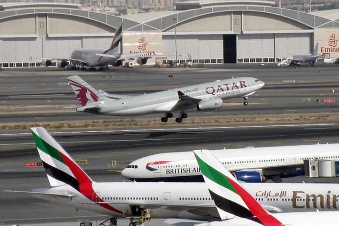 اختلال دردو پرواز فرودگاه دبی به دلیل احتمال وجود پهپاد