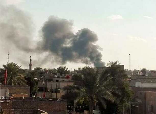 شنیده شدن صدای انفجار در بغداد/ حمله موشکی به پایگاه هوایی در شمال بغداد