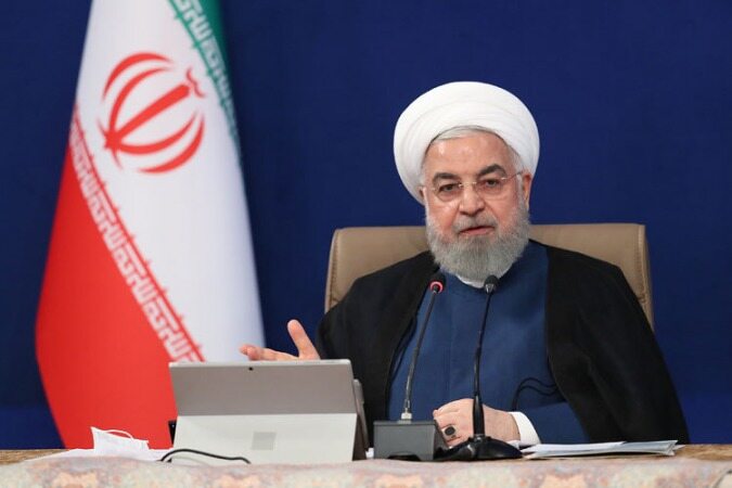 روحانی: دستاورد اصلی برجام محفوظ است/ دست خود را به سمت قوه مقننه و قضاییه برای دوستی دراز می‌کنیم/ قول روحانی به رهبر انقلاب