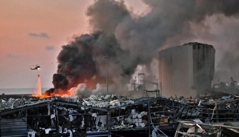 انفجار بیروت ناشی از بمب بوده است نه نیترات آمونیوم