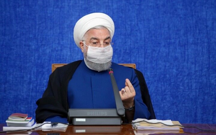 روحانی: در ۷ ماه گذشته با وجود کرونا و تحریم، هیچ کسی به کمک ما نیامد