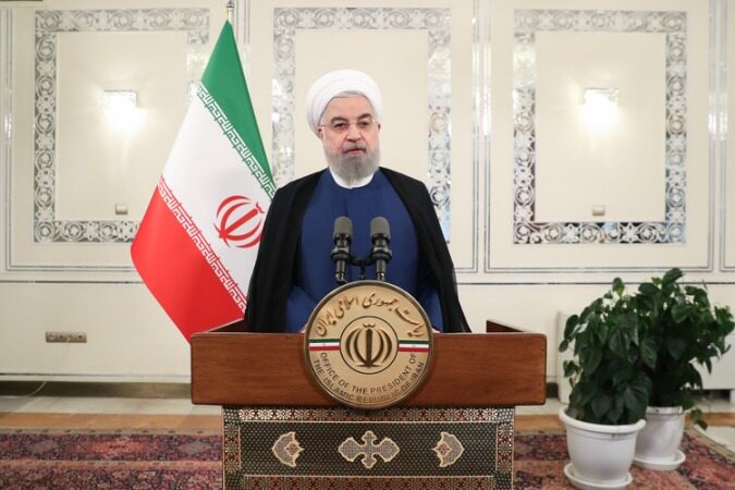 روحانی: ملت ایران با سخت‌ترین ‎تحریم‌های تاریخ مواجه است/آمریکا نه می‌تواند مذاکره را برما تحمیل کند و نه جنگ را+فیلم