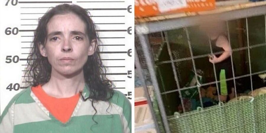 دستگیری مادری که کودکش را در قفس با یک مار بوآ زندانی کرده بود 