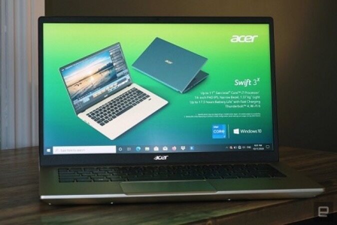 Acer’s Swift 3X اولین لپ تاپ با گرافیک Intel Xe Max است!