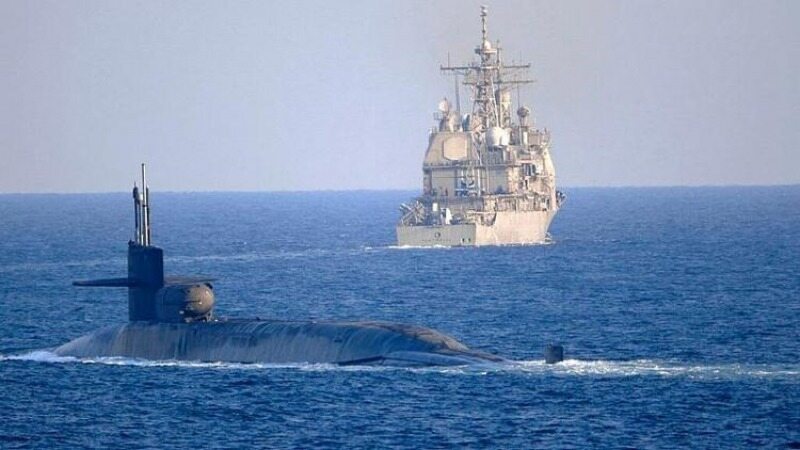 زیردریایی هسته‌ای آمریکا وارد خلیج فارس شد