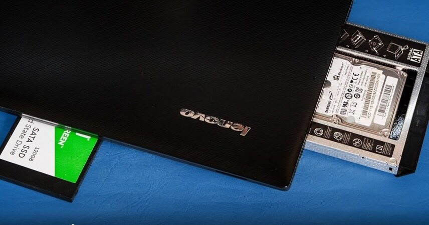 روشی  برای تعویض درایو DVD لپ‌تاپ با حافظه SSD یا هارد