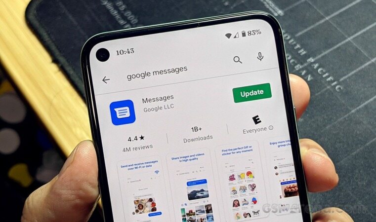  Google Messages روی دستگاه های 
