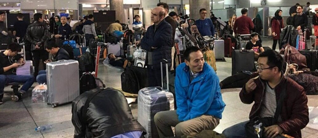 وضعیت اسفناک ورود مسافران به ایران در فرودگاه امام