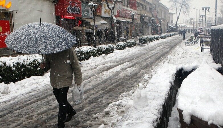 بارش باران و برف از فردا همراه با کاهش ۱۰ تا ۱۸ درجه‌ای دما