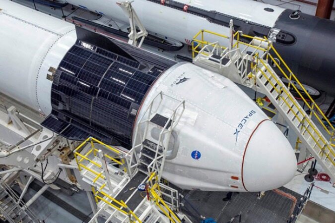 اسپیس ایکس برای پرتاب فضاپیما به ایستگاه فضایی بین المللی (ISS) آماده می شود