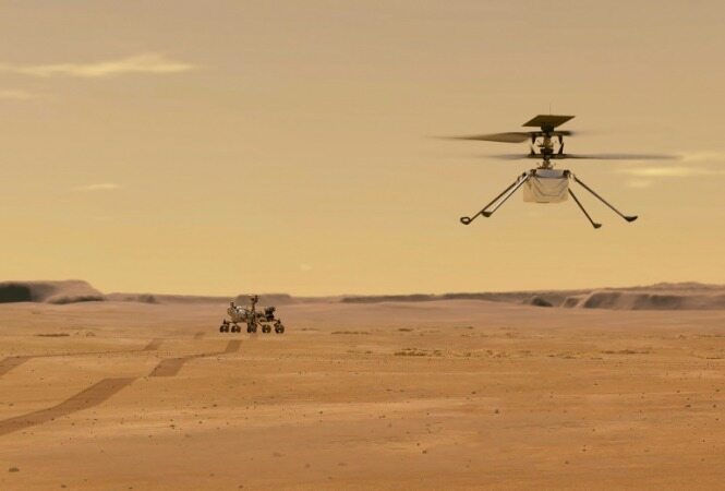 موفقیت پرواز چهارم و پنجم هلیکوپتر Ingenuity ناسا در مریخ