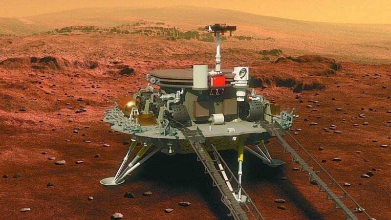 ورود اولین مریخ نورد چین بر روی سیاره سرخ 