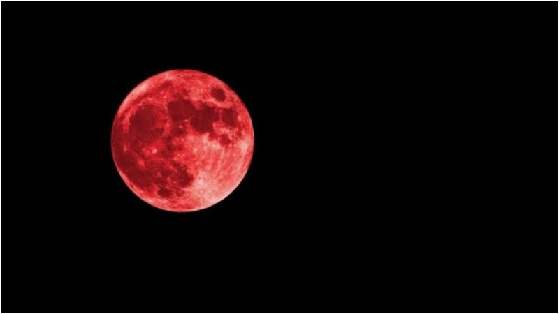 ماه خونین، دومین ابر ماه سال 2021 مشاهده شد