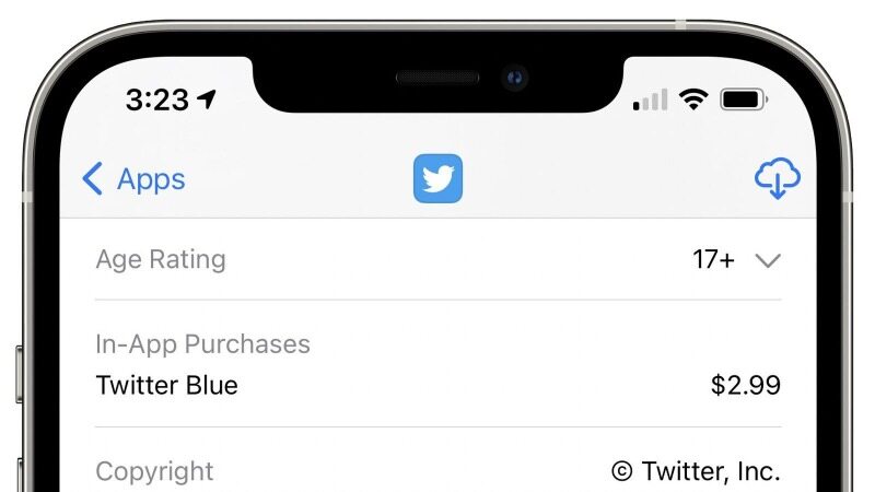 سرویس Twitter Blue به اپ استور اضافه شد
