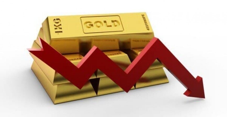 سقوط شدید قیمت طلا به پایین ترین سطح چند هفته گذشته