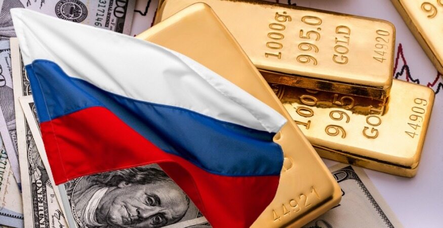 روسیه مقام اول ذخایر طلا در جهان/تولید 445 تن طلا فقط در یک سال 