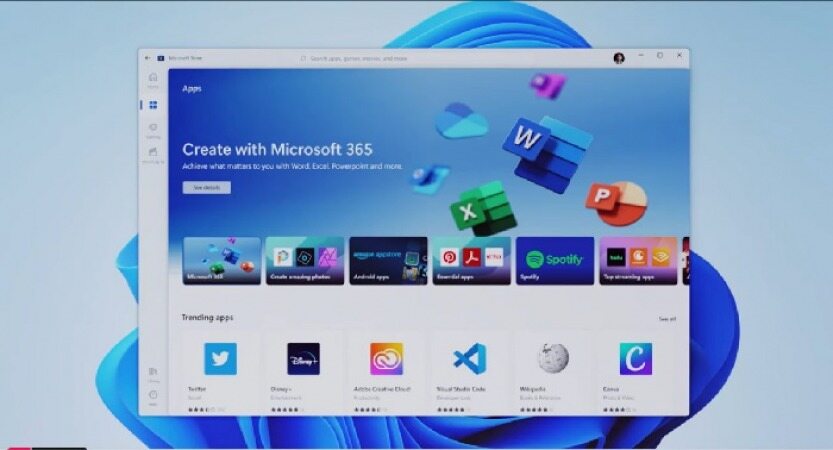 همکاری ویندوز با آمازون برای ویندوز 11