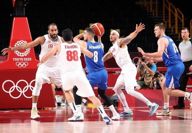 باخت ایران در دیدار افتتاحیه بسکتبال المپیک توکیو