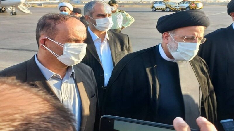 رئیس‌جمهور وارد اهواز شد